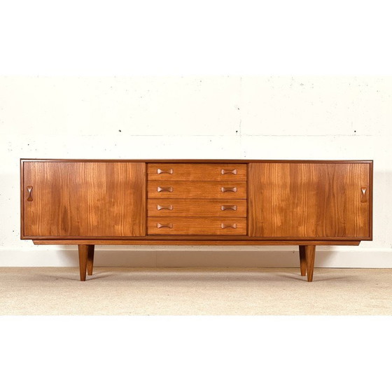 Image 1 of Deens vintage dressoir in teakhout van Clausen en Zoon, jaren 1960