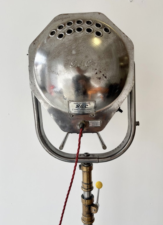 Image 1 of Vintage Gec Filmtheater vloerlamp