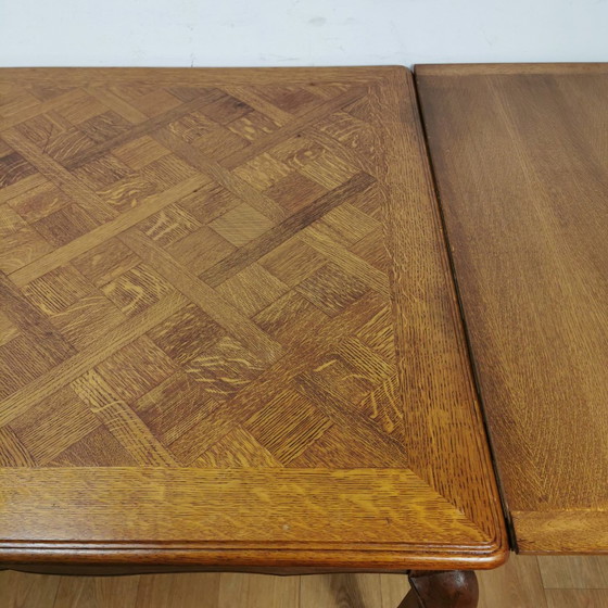 Image 1 of Vintage Queen Ann Eettafel Eetkamertafel Uitschuifbaar