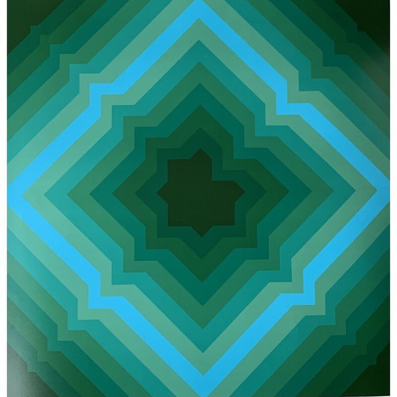 Image 1 of Vintage fotolithografie door Jim Bird, 1972