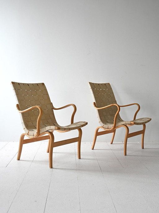 Nordic Chairs Met Geweven Touwzitting