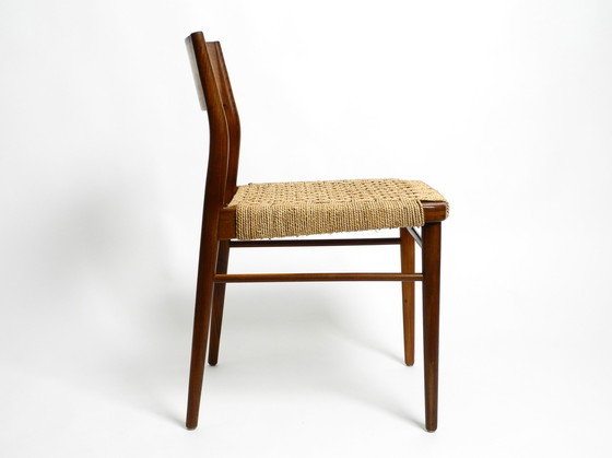 Image 1 of Twee originele Wilkhahn stoelen uit 1960 gemaakt van walnoot met rieten rieten | Model 351 door Georg Leowald