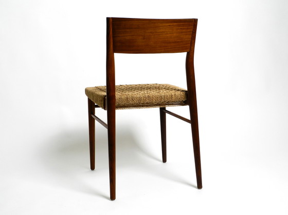 Image 1 of Twee originele Wilkhahn stoelen uit 1960 gemaakt van walnoot met rieten rieten | Model 351 door Georg Leowald