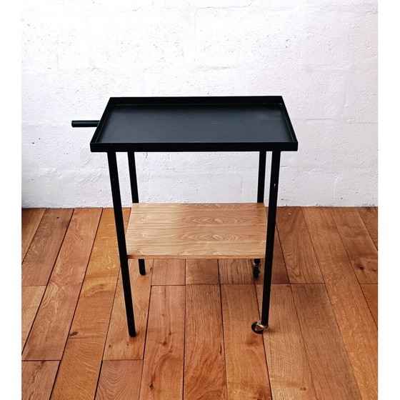 Image 1 of Vintage trolley van metaal en hout