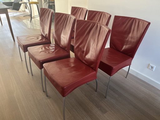 6x Montis Spica stoelen