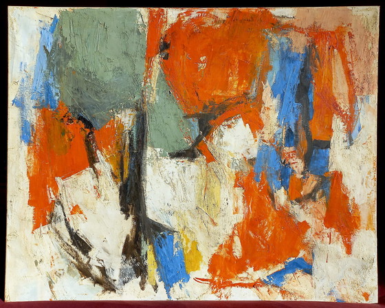 Image 1 of Adine Engelman - Abstracte compositie (groot)