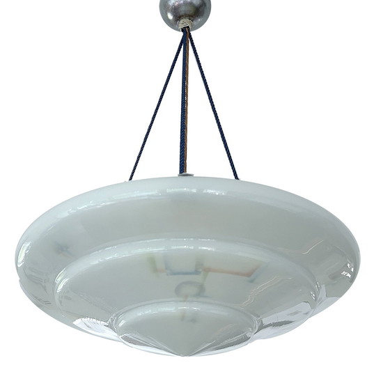 Image 1 of Art Deco Glazen Hanglamp