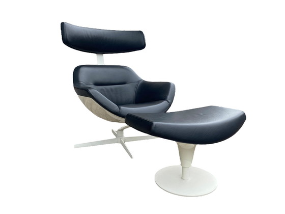 Image 1 of Auckland Lounge Chair And Ottoman By J.M. Massaud For Cassina