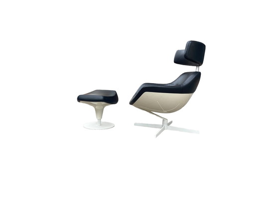 Image 1 of Auckland Lounge Chair And Ottoman By J.M. Massaud For Cassina