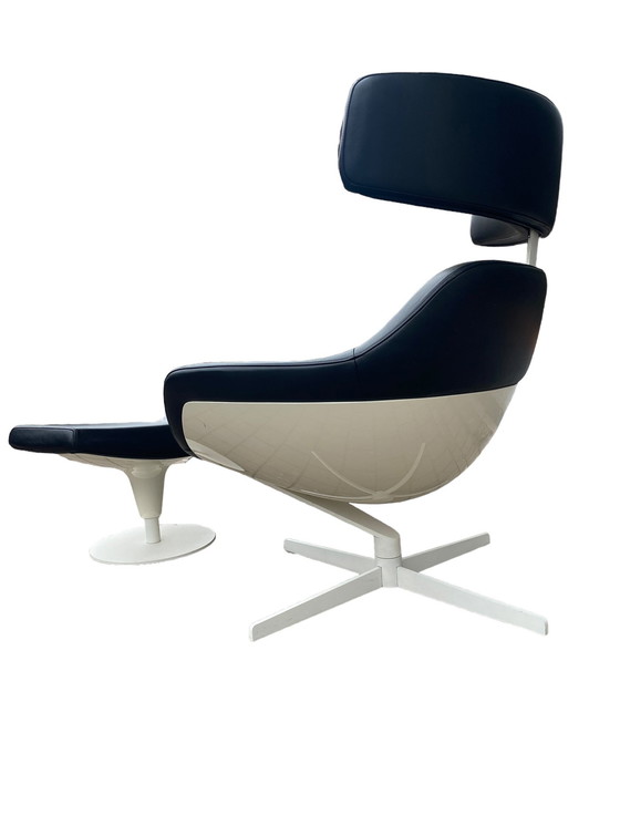 Image 1 of Auckland Lounge Chair And Ottoman By J.M. Massaud For Cassina