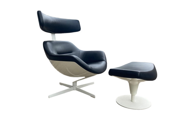 Image 1 of Auckland Lounge Chair And Ottoman By J.M. Massaud For Cassina