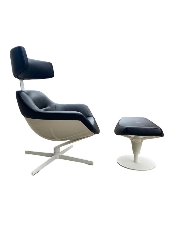 Image 1 of Auckland Lounge Chair And Ottoman By J.M. Massaud For Cassina