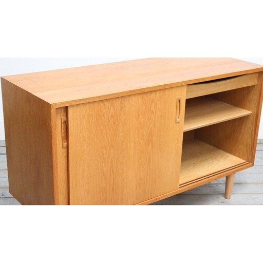 Vintage eiken dressoir, Denemarken 1970