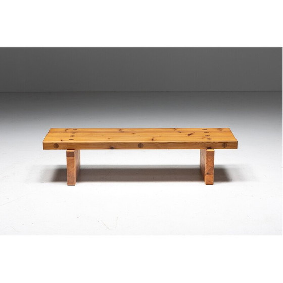 Image 1 of Vintage "Bamse" grenen bank door Roland Wilhelmsson voor Karl Andersson en Söner, Zweden 1971