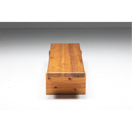 Image 1 of Vintage "Bamse" grenen bank door Roland Wilhelmsson voor Karl Andersson en Söner, Zweden 1971