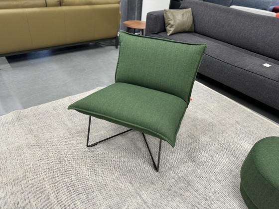 Image 1 of Jess Design Earl fauteuil groen stof