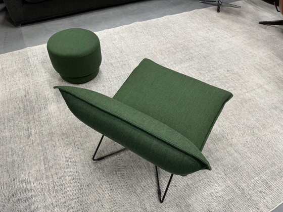 Image 1 of Jess Design Earl fauteuil groen stof