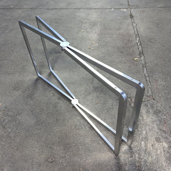 Image 1 of Vintage aluminium console van Michel Boyer voor Rouve