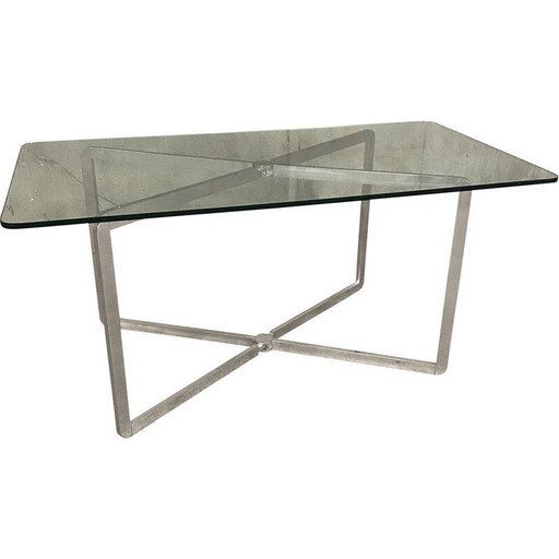 Vintage aluminium console van Michel Boyer voor Rouve