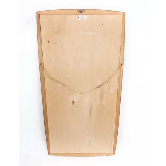 Image 1 of Mid century Deense spiegel in rozenhout, jaren 1960