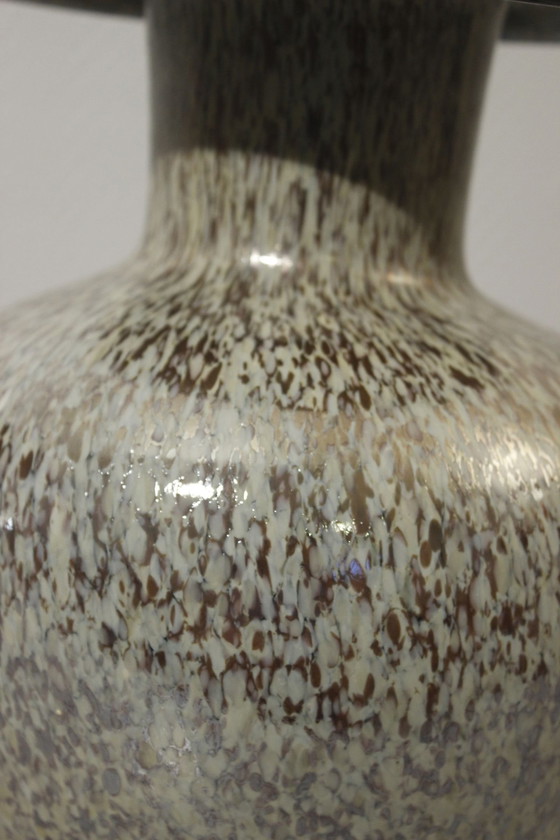 Image 1 of Paar grote oude vazen Verre Soufflé Moucheté Irisé