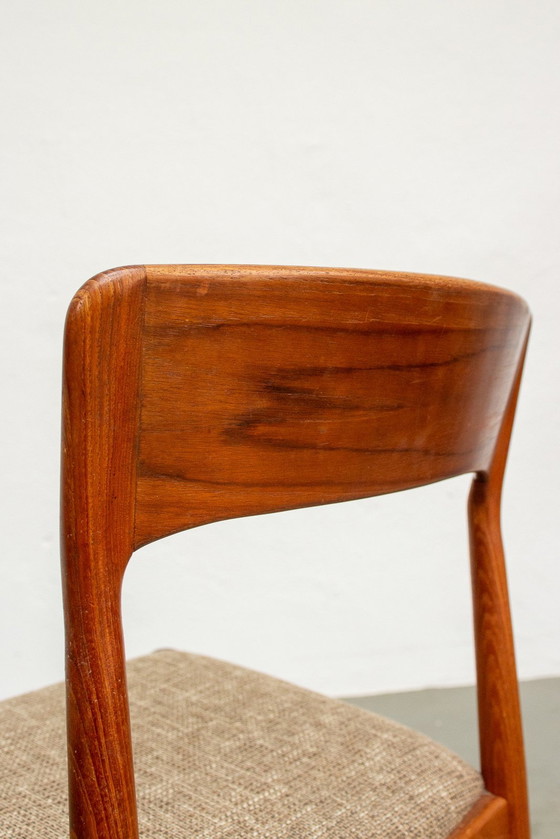 Image 1 of 6x KS Mobler vintage teakhouten stoelen