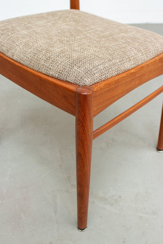 Image 1 of 6x KS Mobler vintage teakhouten stoelen