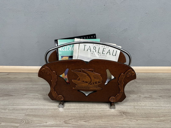 Image 1 of Vintage Tijdschriftenhouder