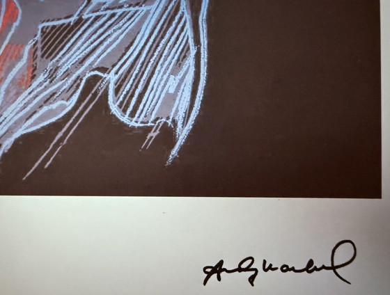 Image 1 of Andy Warhol: “Superman”. 80/100.  Gesigneerde Lithografie, Genummerd. 