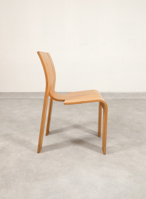 Image 1 of Gijs Bakker 'Strip' Stoelen Voor Castelein 