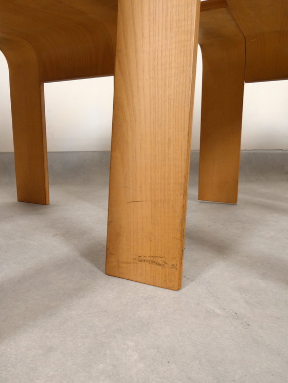 Image 1 of Gijs Bakker 'Strip' Stoelen Voor Castelein 