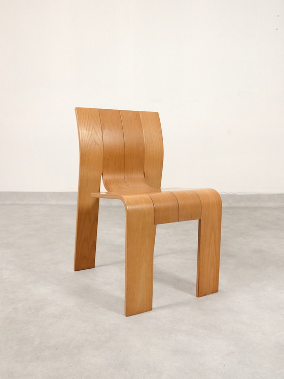 Image 1 of Gijs Bakker 'Strip' Stoelen Voor Castelein 