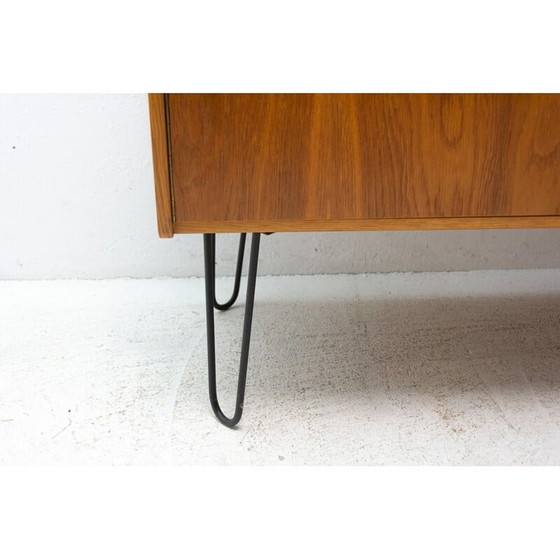 Image 1 of Vintage beukenhouten buffetkast "U-450" van Jiří Jiroutek voor Interiér Praha, Tsjechië 1960