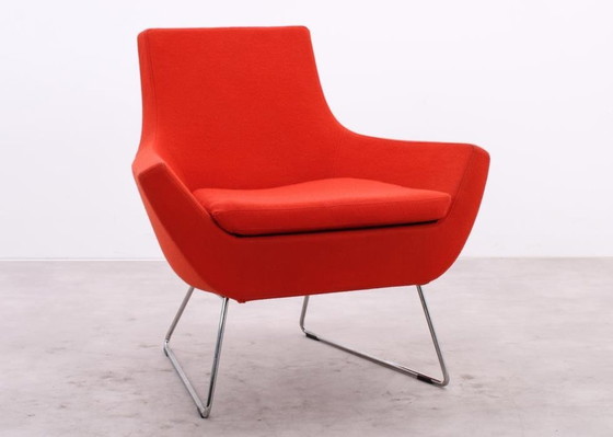 Image 1 of Swedese Happy Easy Low Back Fauteuil Oranje