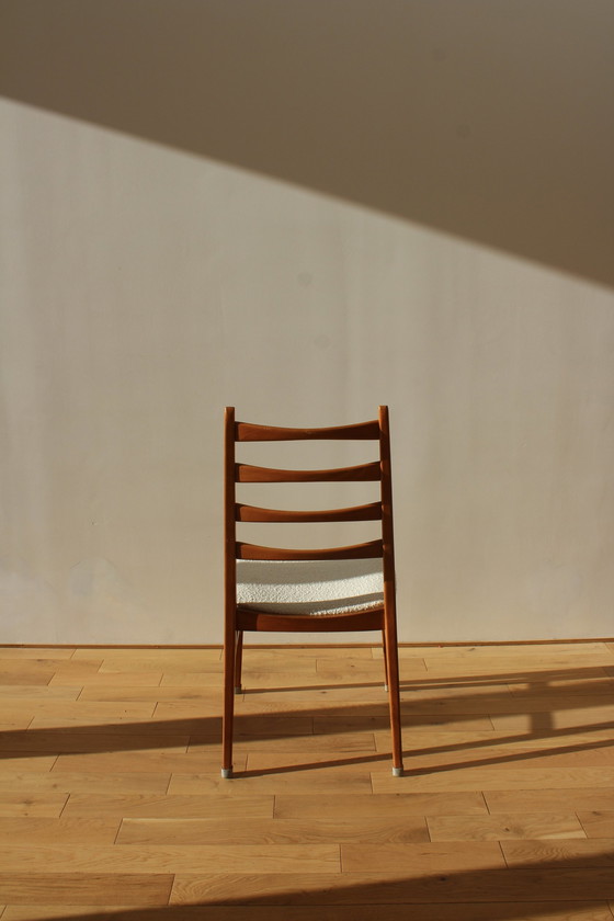 Image 1 of Suite van vier vintage stoelen