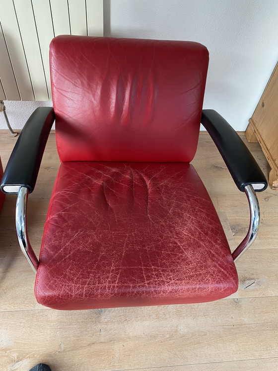 Image 1 of 2x Leolux Scylla 965 fauteuil