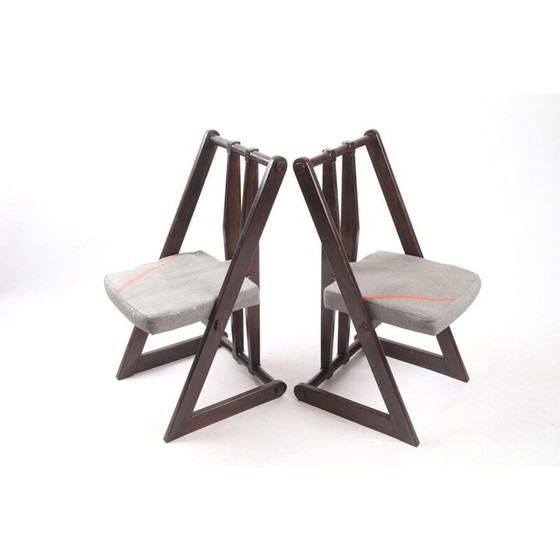 Image 1 of Paar vintage stoelen, Tsjecho-Slowakije 1970