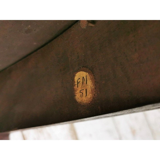 Image 1 of Vintage mahonie salontafel