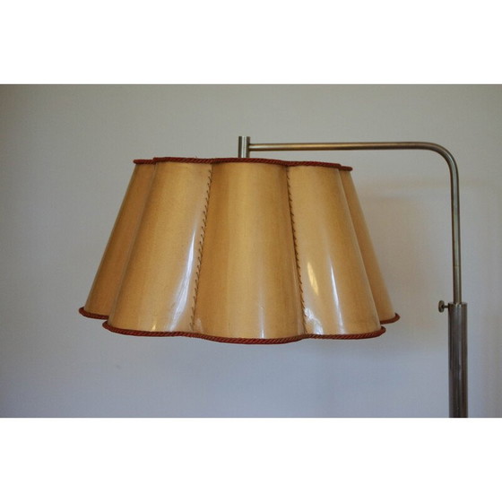 Image 1 of Vintage Art Deco nikkel vloerlamp, 1930