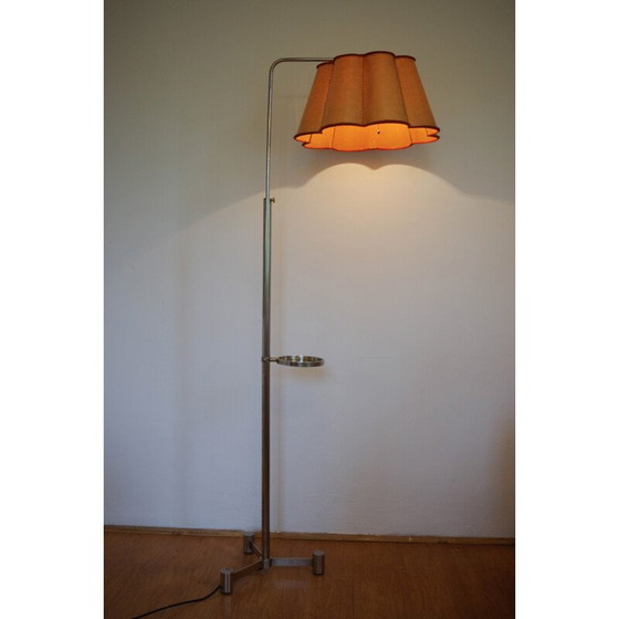 Image 1 of Vintage Art Deco nikkel vloerlamp, 1930