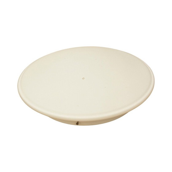 Image 1 of Vintage plafondlamp Great White model P-2 in wit geperst glas voor Penko Pieńsk, Polen 1970