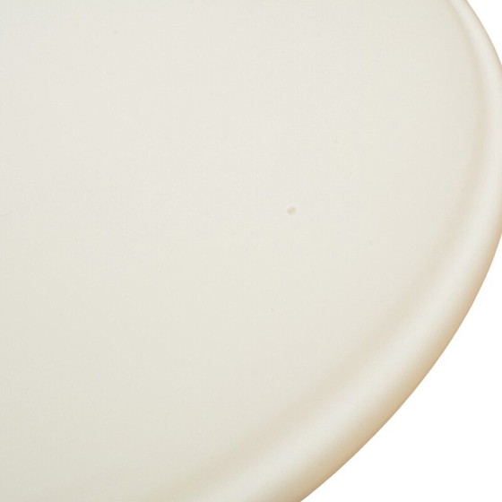 Image 1 of Vintage plafondlamp Great White model P-2 in wit geperst glas voor Penko Pieńsk, Polen 1970