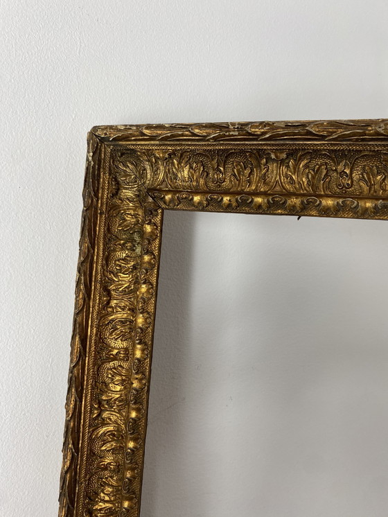 Image 1 of Antiek gouden houten frame