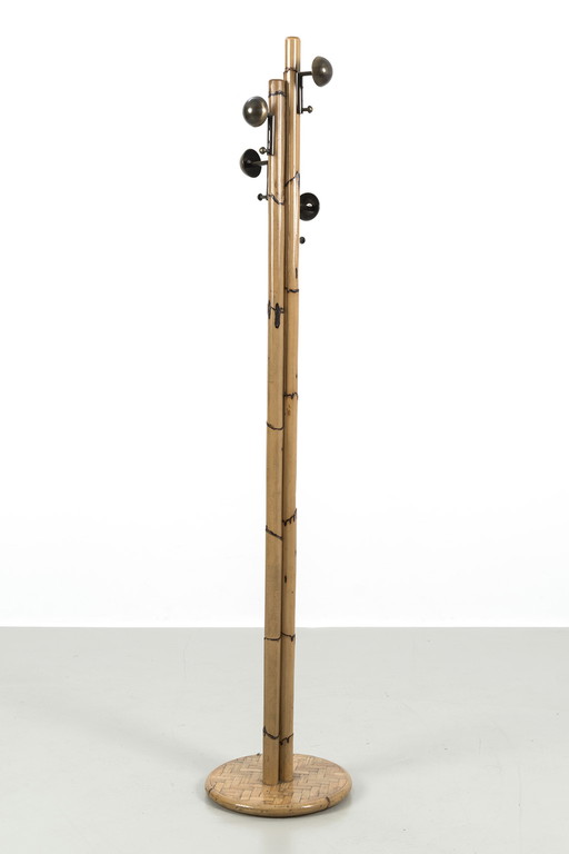 Vintage bamboe kapstok