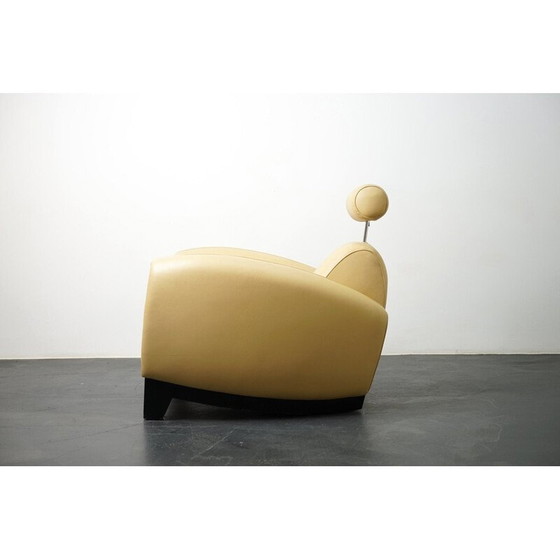 Image 1 of Vintage DS-57 koeienhuid fauteuil van Franz Romero voor De Sede, Zwitserland