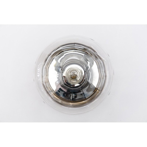 Image 1 of Vintage druppelvormige plafondlamp van gerookt glas, Duitsland 1960