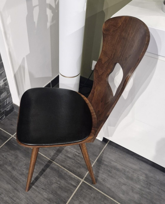 Image 1 of Suite van 10 Baumann Bistro Stoelen Model "Gentiane" Vintage, jaren 1960