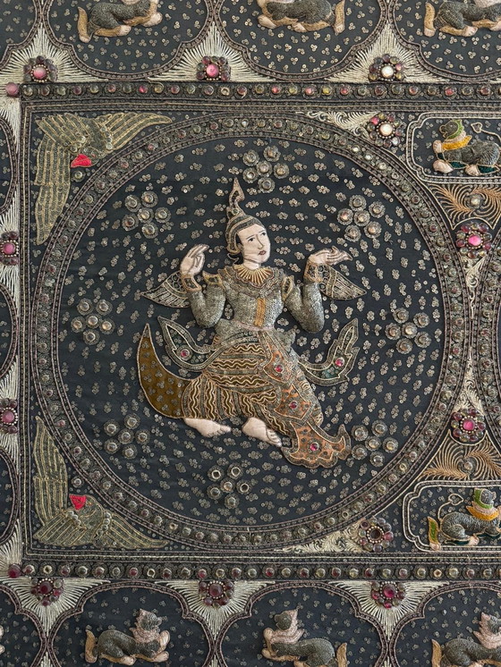 Image 1 of Wandkleed Kalaga In Laquer Lijst