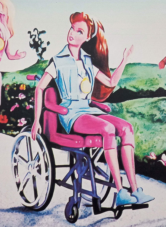 Image 1 of Rob Scholte - 3 Gratieën, Zeefdruk (Groot!)