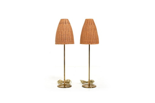 2x Mid Century tafellampen